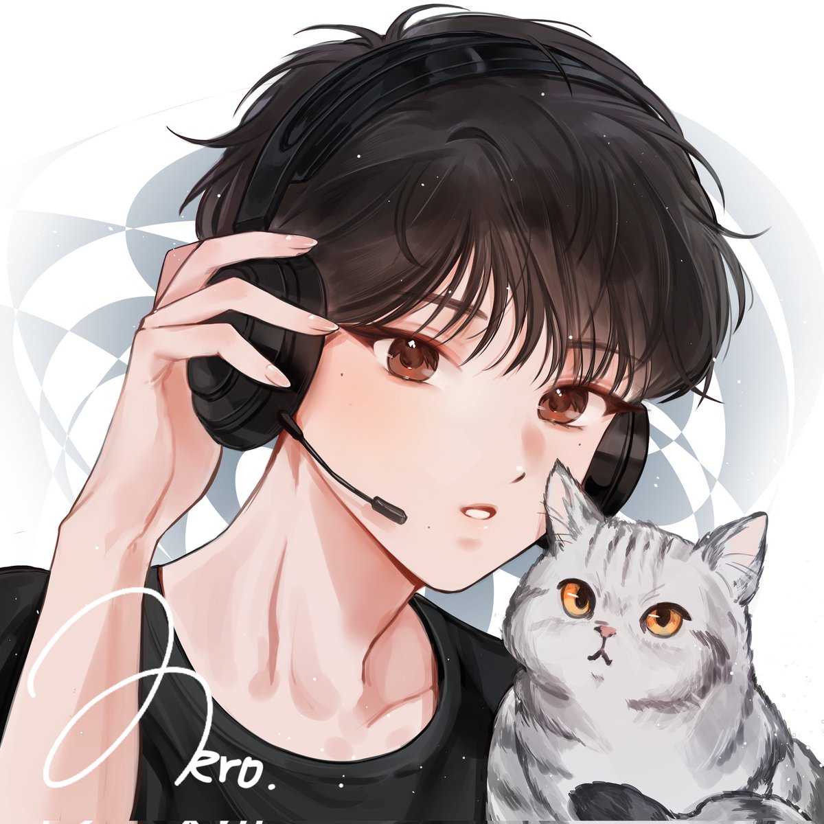 Nerooo008's tweet photo. 🩶commission🖤
 #art #Commission #絵を描く #委託 https://t.co/TRgheICSdc