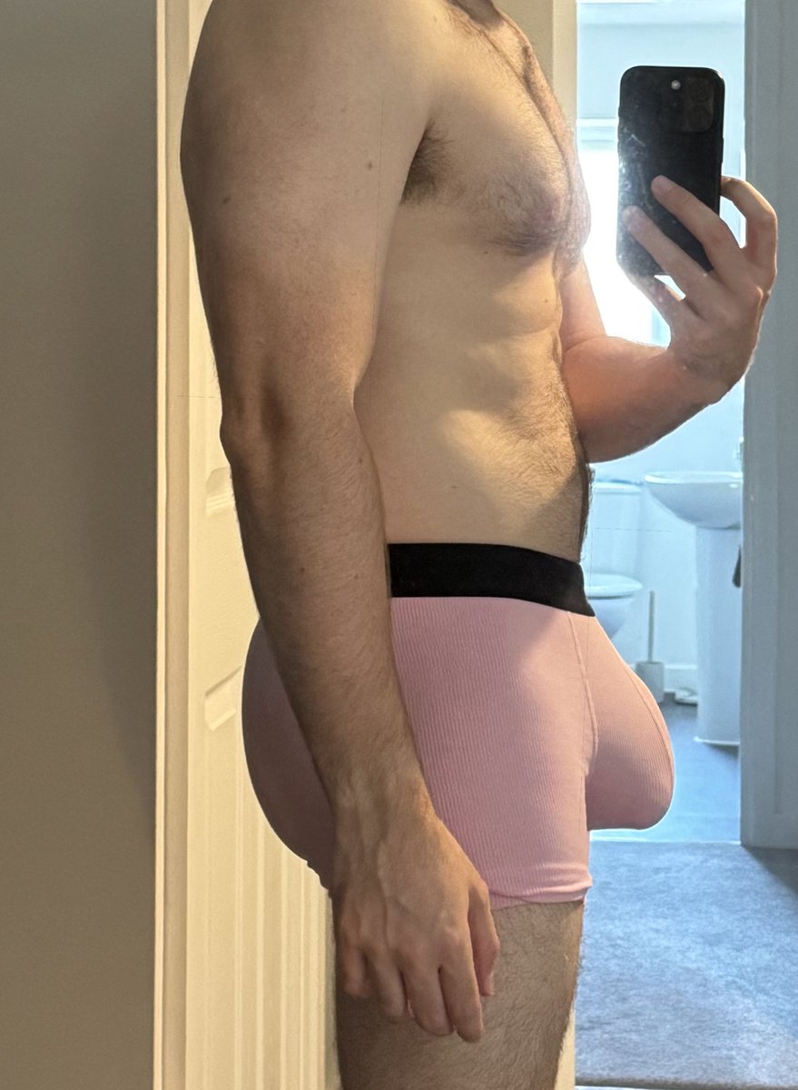 It’s hard to hide the bulge.