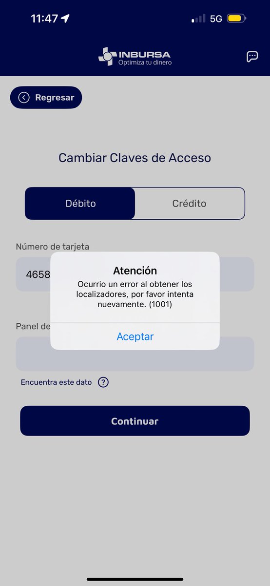 Giss555's tweet photo. @CondusefMX Muchas gracias! Espero que @inbursa pueda atenderme, llevo reportes, llamadas, asistencia a sucursal y sigo sin obtener respuesta #ayuda #inbursa #app https://t.co/INh31pPu6P