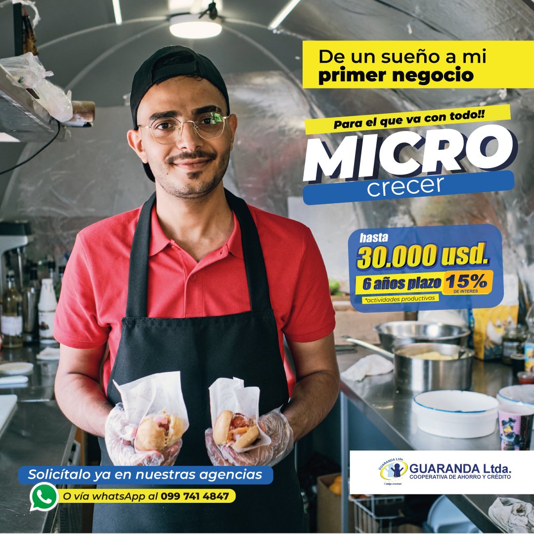 GuarandaLtda's tweet photo. Un día fue solo un sueño… hoy es mi primer negocio.

💥Con esfuerzo, pasión y el impulso de Micro Crecer, los emprendedores convierten sus ideas en realidades que generan orgullo y oportunidades.

📲 Solicítalo aquí en el link https://t.co/LbPPp9C4LL https://t.co/KoeQ0csPyl