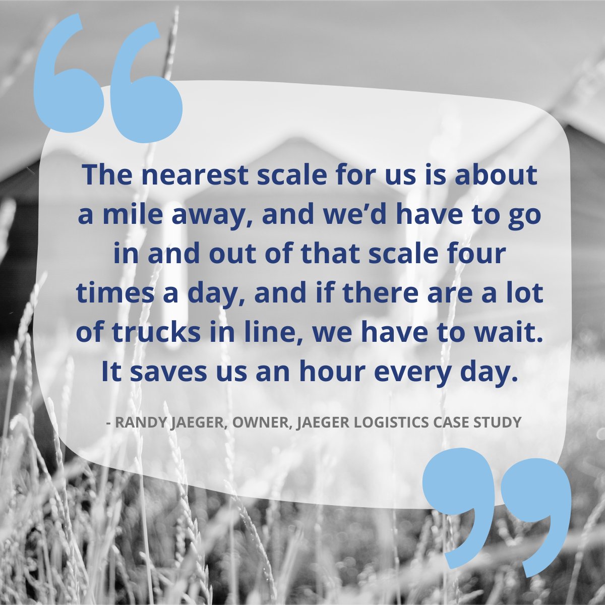 Four-to-five daily in ground scales visits and waiting in line cost at least an hour a day out of hours-of-service for Jaeger Logistics, and simply seemed a ‘fact of life’. On-board scales ‘changed everything’ for this North Dakota grain hauler.

Read further on how on-board