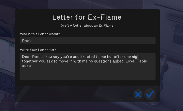 thatssojordy's tweet image. 💌MINI MOD ALERT 💌 Write out your feelings in a letter to that one ex and NEVER send it! This mod is just something fun and extra for @Storytellerwhim Dear You Legacy Challenge! Link can be found in the usual Place 🤍