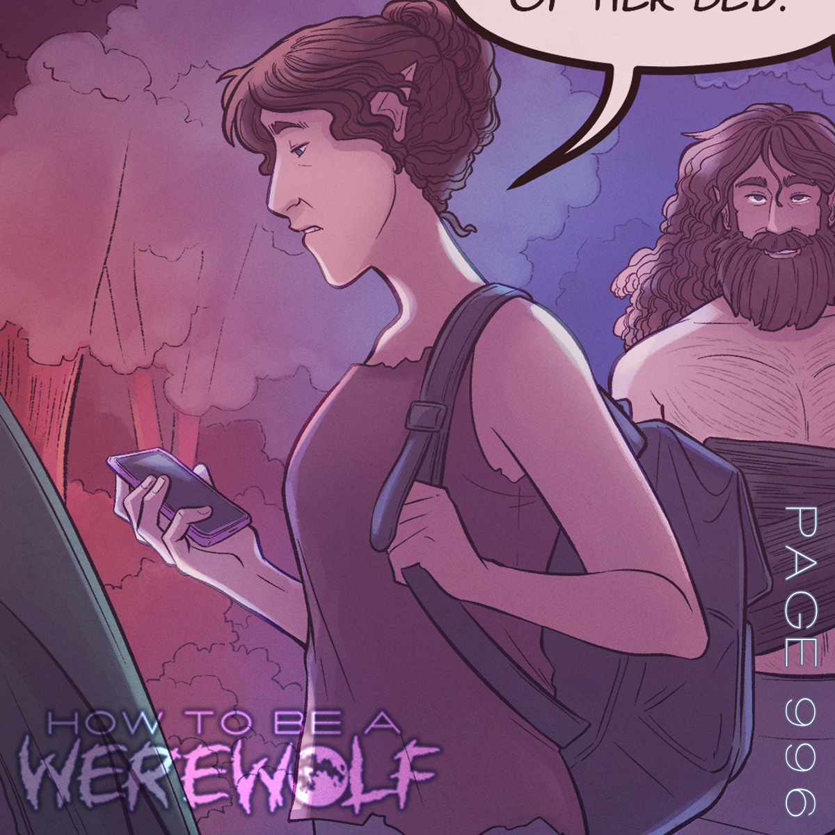 New page! howtobeawerewolf.com Our campsite is a little more depressing by comparison