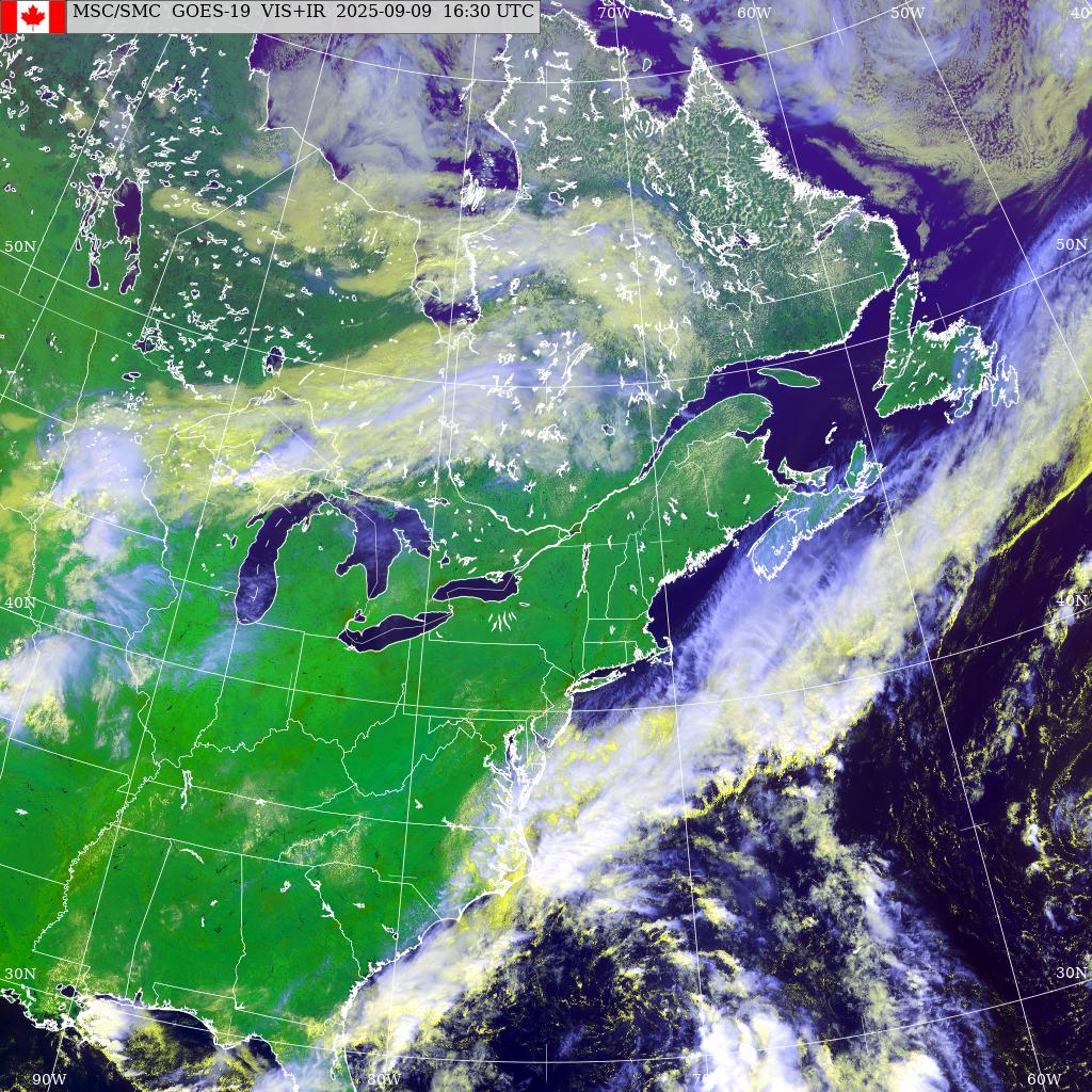 ECCCWeatherNS's tweet image. 🧑‍🏫An offshore trough will bring showers to parts of Nova Scotia tomorrow. For forecast details: ow.ly/zIOu50WU342 #NSStorm