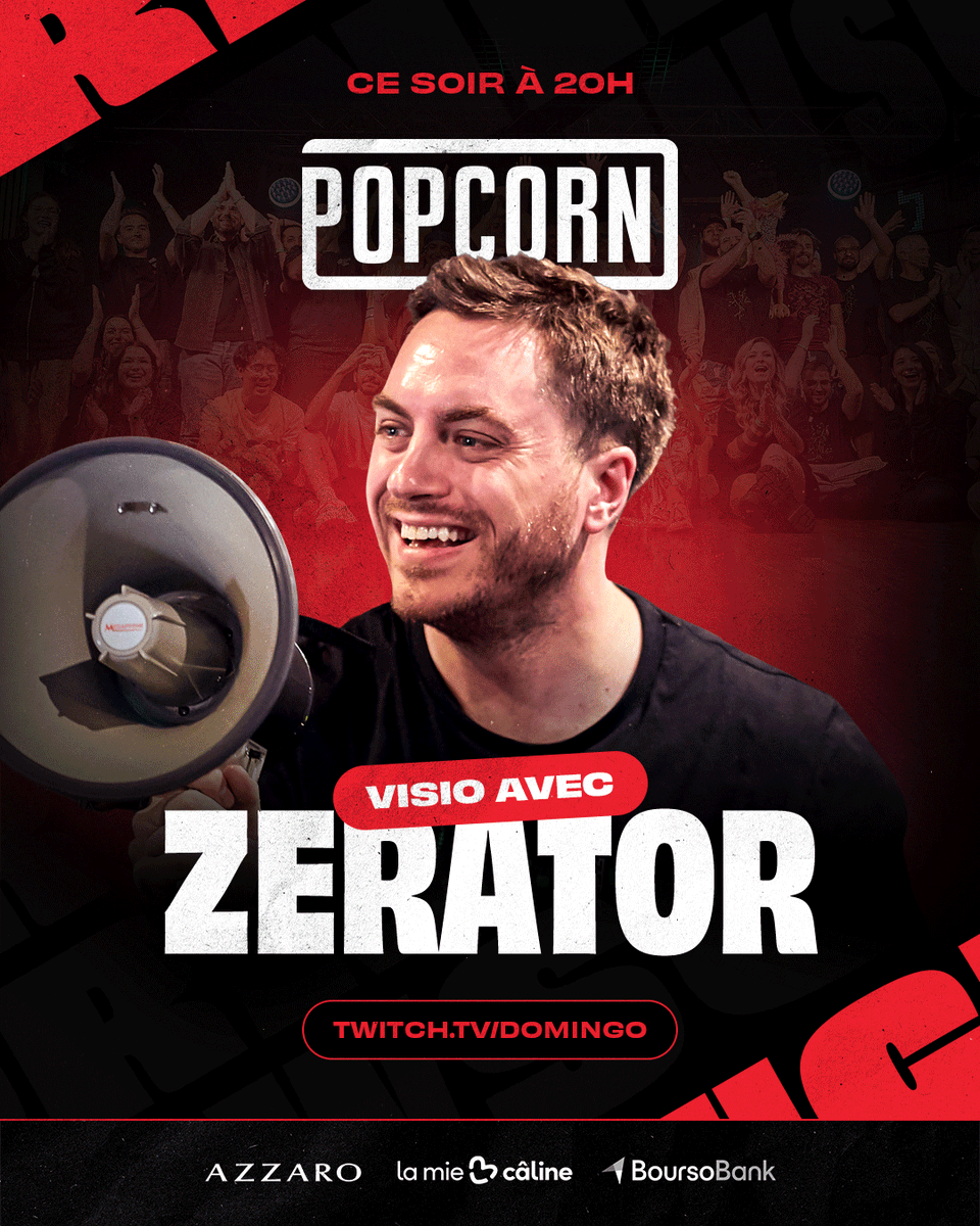 PopcornTalkshow's tweet photo. Et il était évidemment impossible de faire ce Popcorn post ZEVENT sans avoir @ZeratoR en visio ! https://t.co/vnPASzcnCE