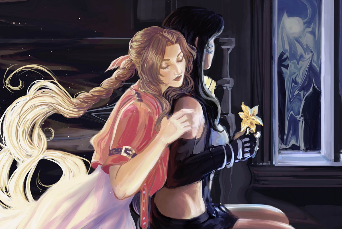Post for #aertiweek2025 !
#aerti #TifaLockhart #Aerith #Fanarts #ff7 #art #WIP