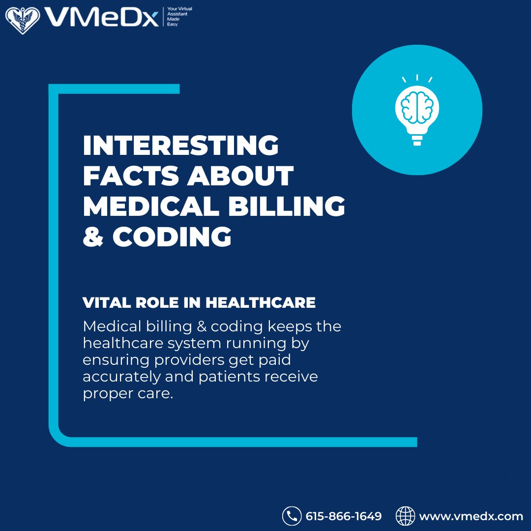 vmedxus's tweet image. Keep the healthcare system running smoothly—medical billing &amp;amp; coding ensures accuracy in payments &amp;amp; care. 
🔗vmedx.com/medical-billin…

📞615-866-1649 🌐vmedx.com  

#VMeDx #BillingAndCoding #HealthcareProfessionals
