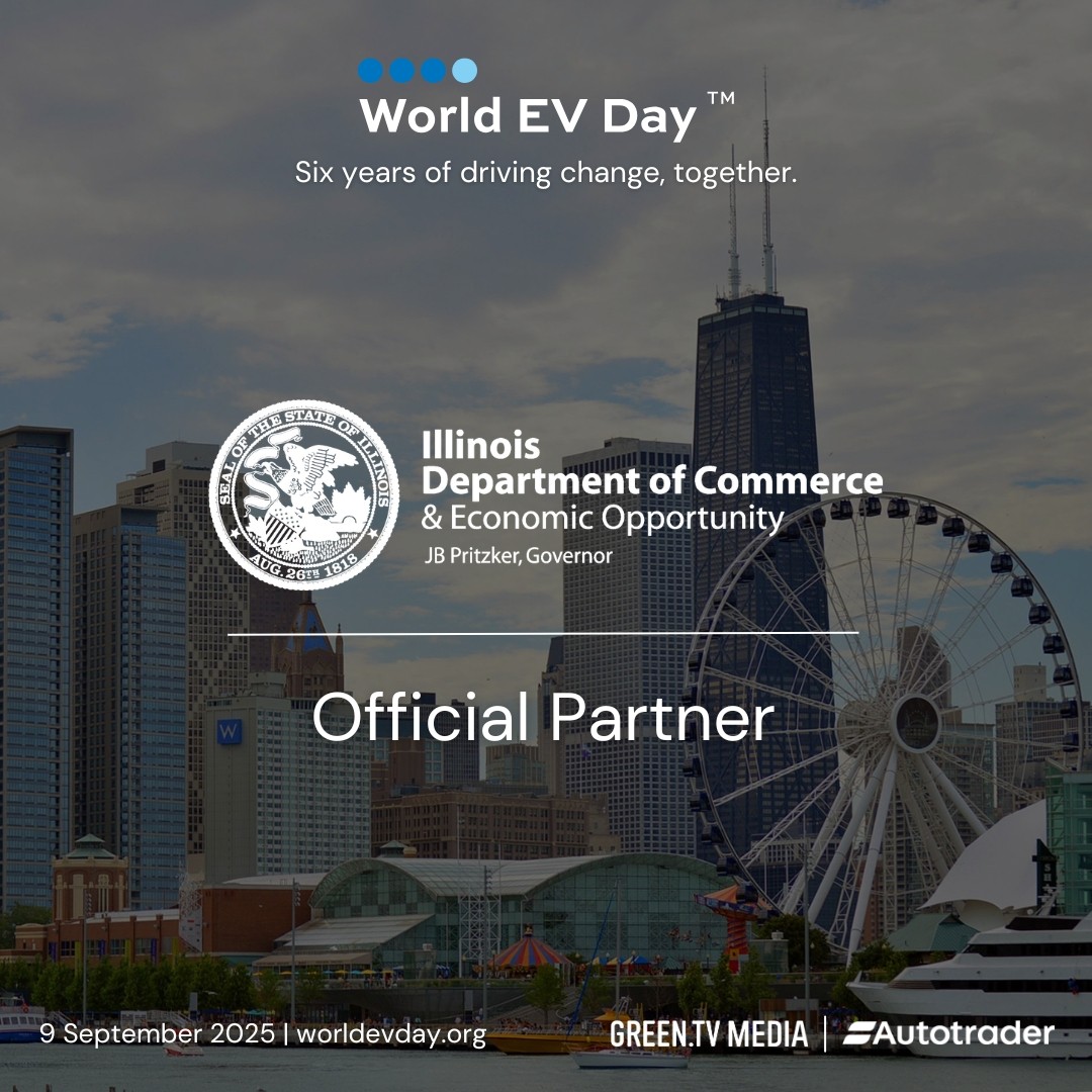 Illinois is proud to be an official #WorldEVDay partner!⚡🚙

Since its creation in 2021, the #REV Illinois program has attracted more than $6 billion in committed investments in Illinois. Learn more about REV Illinois - bit.ly/41HTkfQ