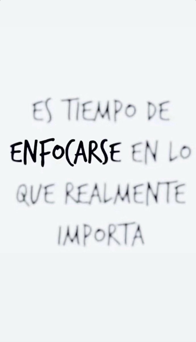 importancia a lo importante.