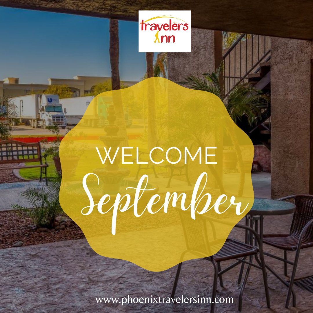 TInnPhoenix's tweet image. 🌵☀️ Welcome, September! ☀️🌵
Start the month with comfort and convenience at Travelers Inn Phoenix 🛎️ Whether you’re here for a quick stop or a longer stay, we’ve got you covered!

📍 Phoenix, AZ
👉 Book your stay today!
#TravelersInnPhoenix #HelloSeptember #BookNow