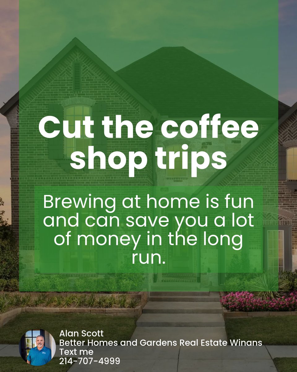 AlanScott444's tweet image. 🚀 Ready to break free from renting? 🌟 Start today by setting a monthly savings goal, brew your coffee at home to save, &amp;amp; check your credit score regularly. Little changes lead to big keys! 🗝️ What's your next home savings hack? #FirstHomeGoals