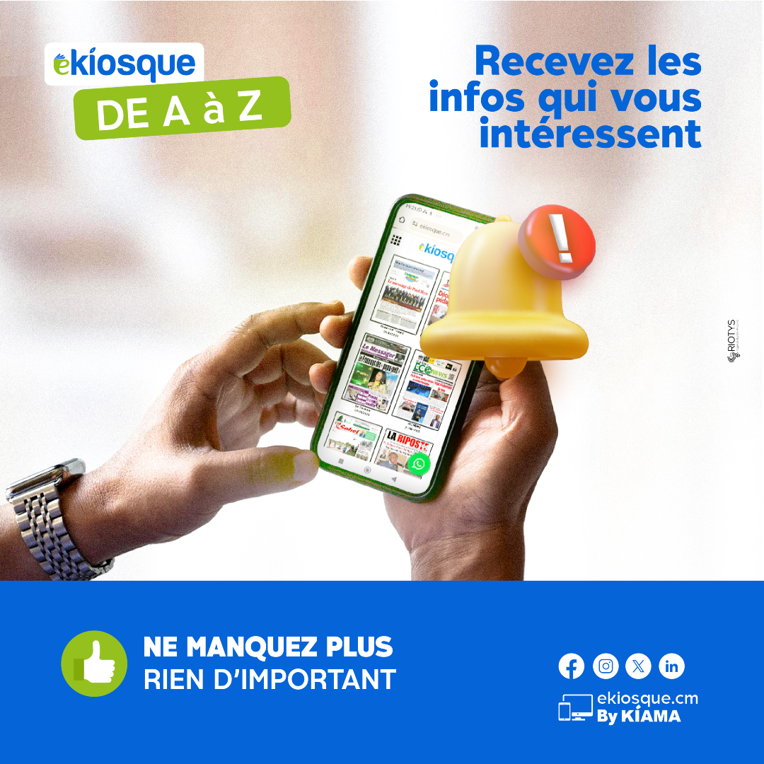 ekiosque's tweet image. Ne ratez plus rien ! Recevez une alerte dès qu’un sujet qui vous intéresse est publié.

📌Activez vos alertes personnalisées.

#Ekiosque  #Fonctionnalités  #Alertes  #Yaoundé