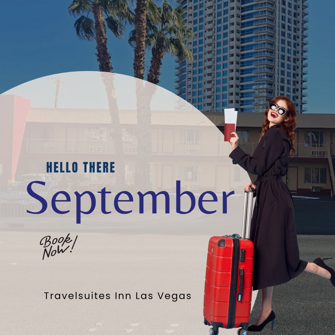 SuitesVegas's tweet image. ✨HELLO THERE, SEPTEMBER! ✨
Make your stay in the city of lights extra comfortable at TravelSuites Inn Las Vegas 🛎️🌆

👉 Book Now for a relaxing stay in the heart of Vegas!

#TravelSuitesInn #LasVegas #HelloSeptember #BookNow