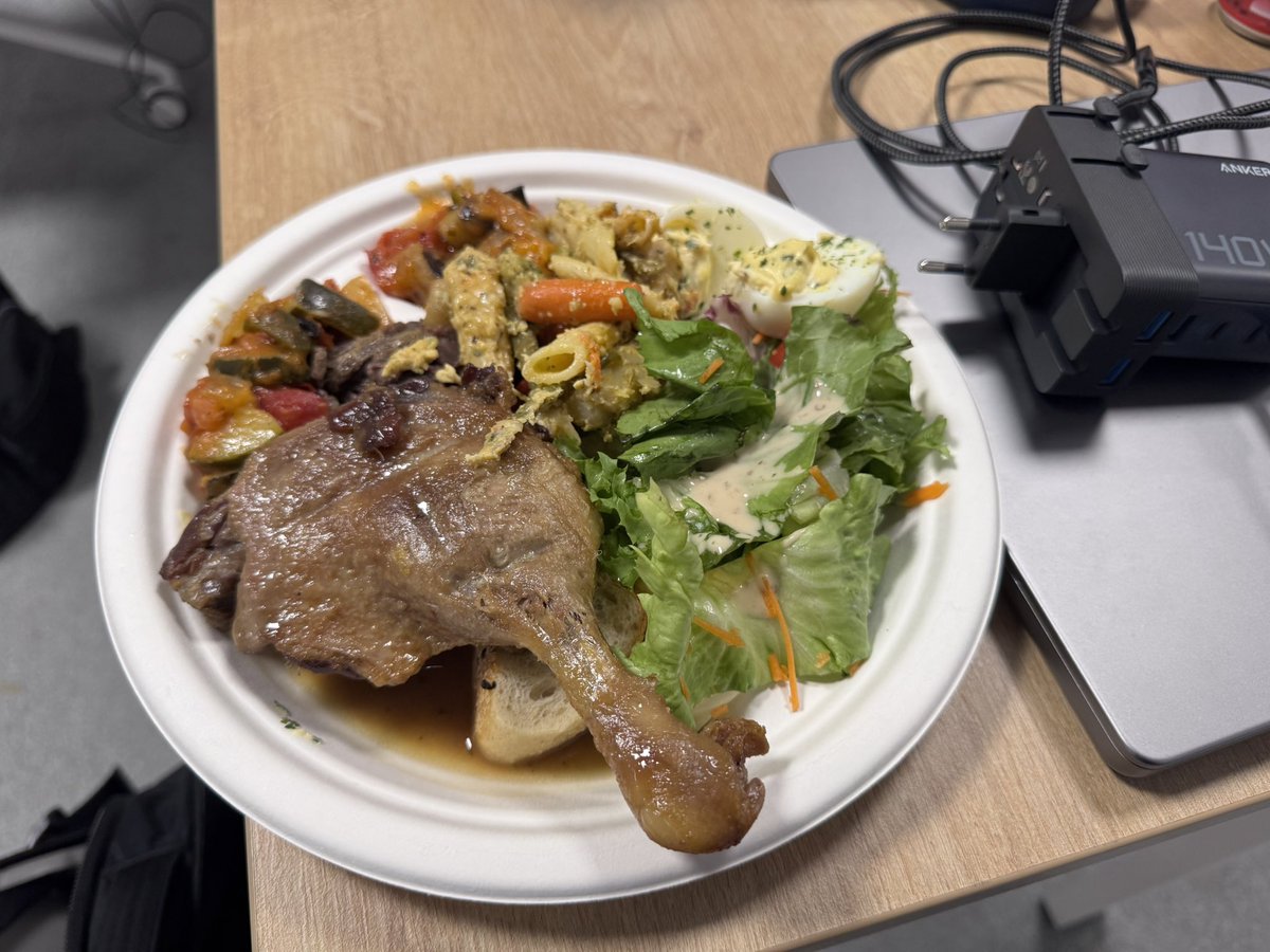 we have absolutely been spoiled by the catering at LDLC for FNCS (and now RLCS)

roasted duck and slow-cooked ratatouille wtf