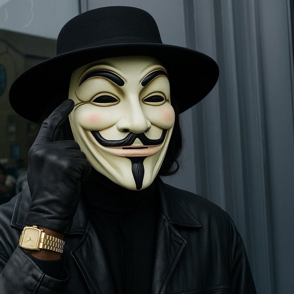 The mask stays on… $ANON