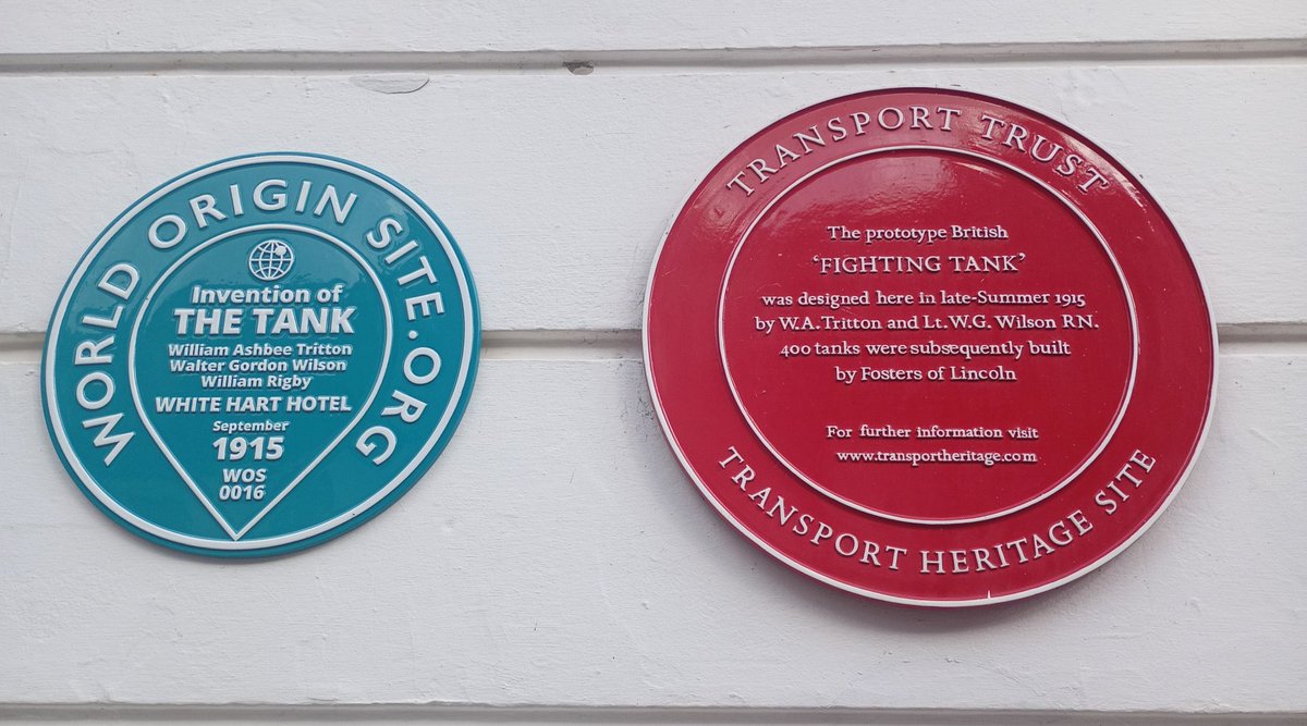 It’s not every day you see a tank parked up on Lincoln's Bailgate!

Deborah II, a replica Mark IV tank, was there for the unveiling of World Origin Site blue plaque at the White Hart Hotel, commemorating the birthplace of the tank, in the hotel’s now aptly named Tank Room.