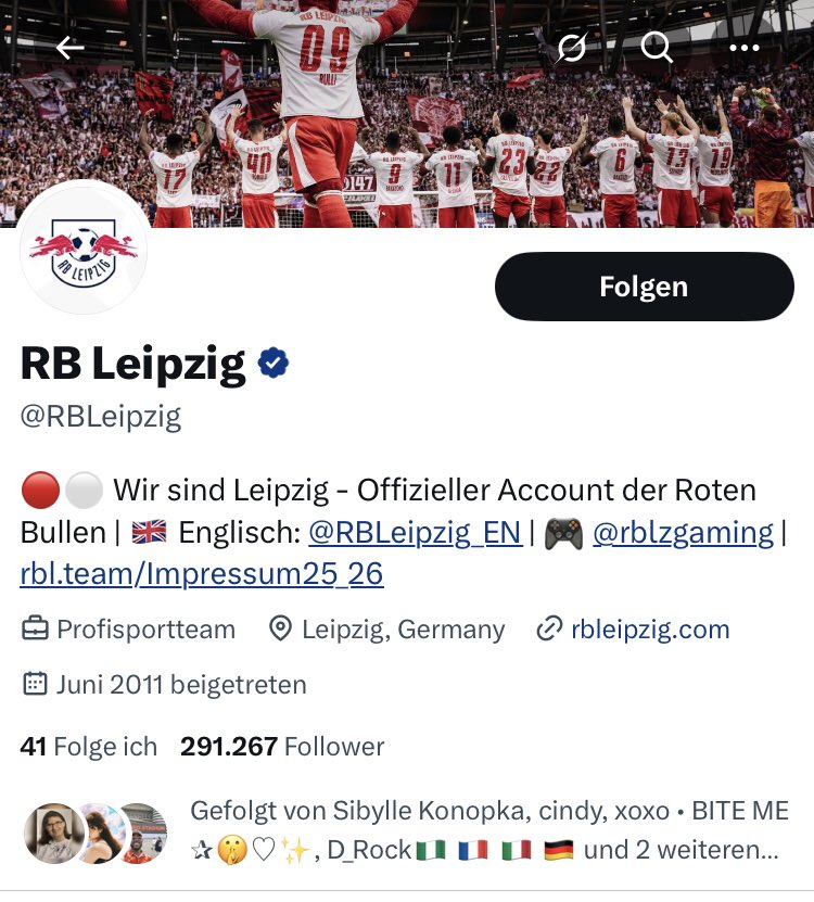 Tag 1, an dem ich frage wann <a href="/Eintracht/">Eintracht Frankfurt</a> Admin RB Leipzig entfolgt. #sge