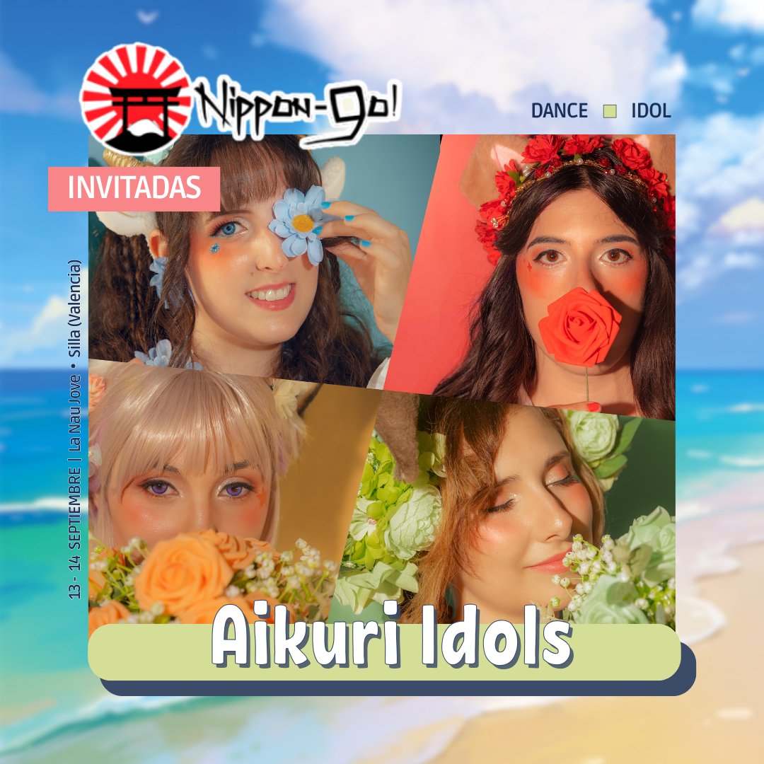✨ Aikuri Idols, un grupo de 4 amigas con su color y animal representativo 🐾 Han brillado en concursos idol con varios premios 🏆 y también han sido jurado.

El sábado abrirán el concurso Idol con una nueva coreo. ¡No os lo perdáis! ♥️🎤💃