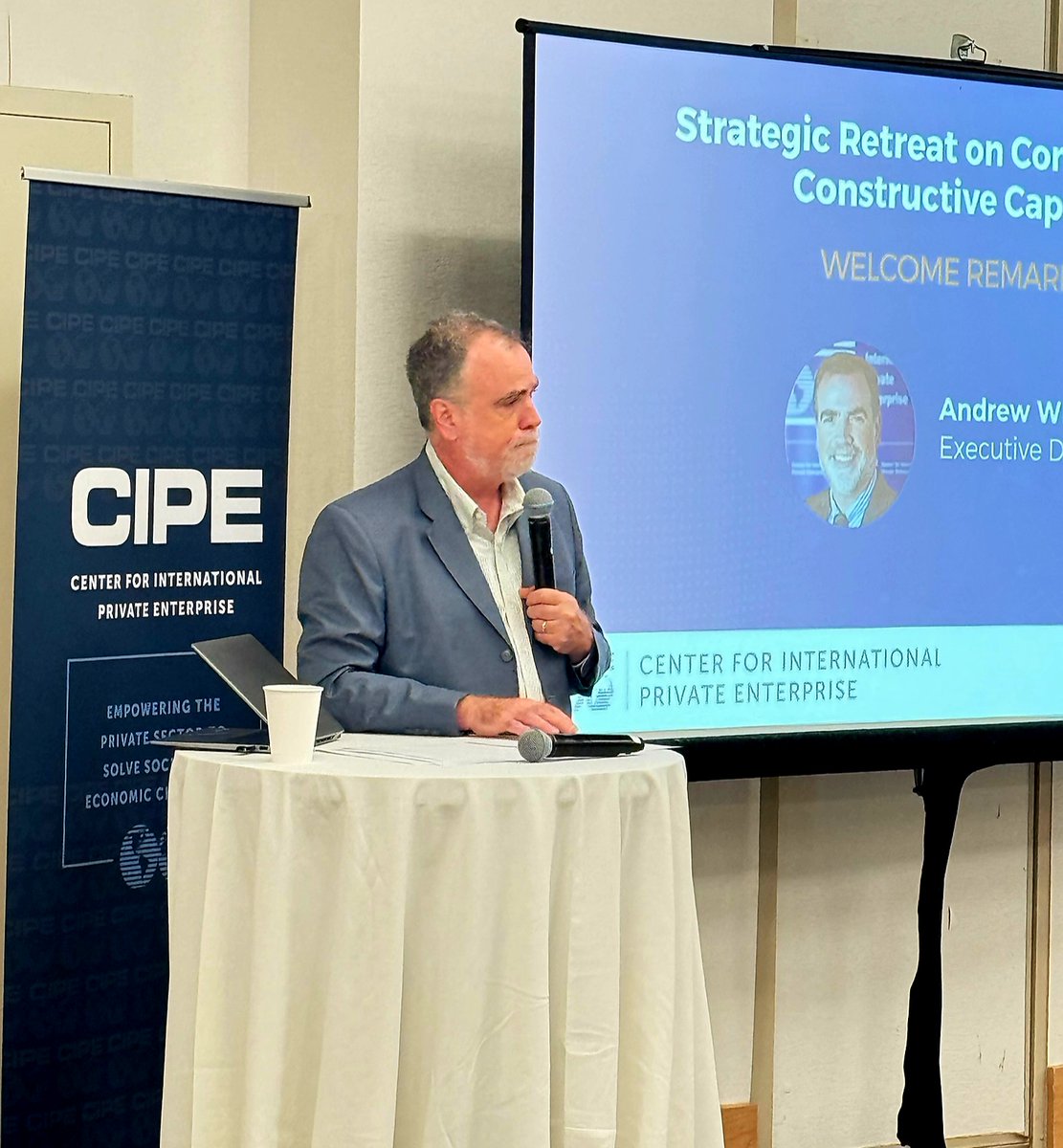 Today CIPE convenes 30+ global partners in Washington, D.C. for a strategic retreat on Corrosive &amp; Constructive Capital - sharing tools, lessons &amp; strategies to promote transparency and market-driven investment.

#CIPEConference2025 #ConstructiveCapital #EconomicSecurity