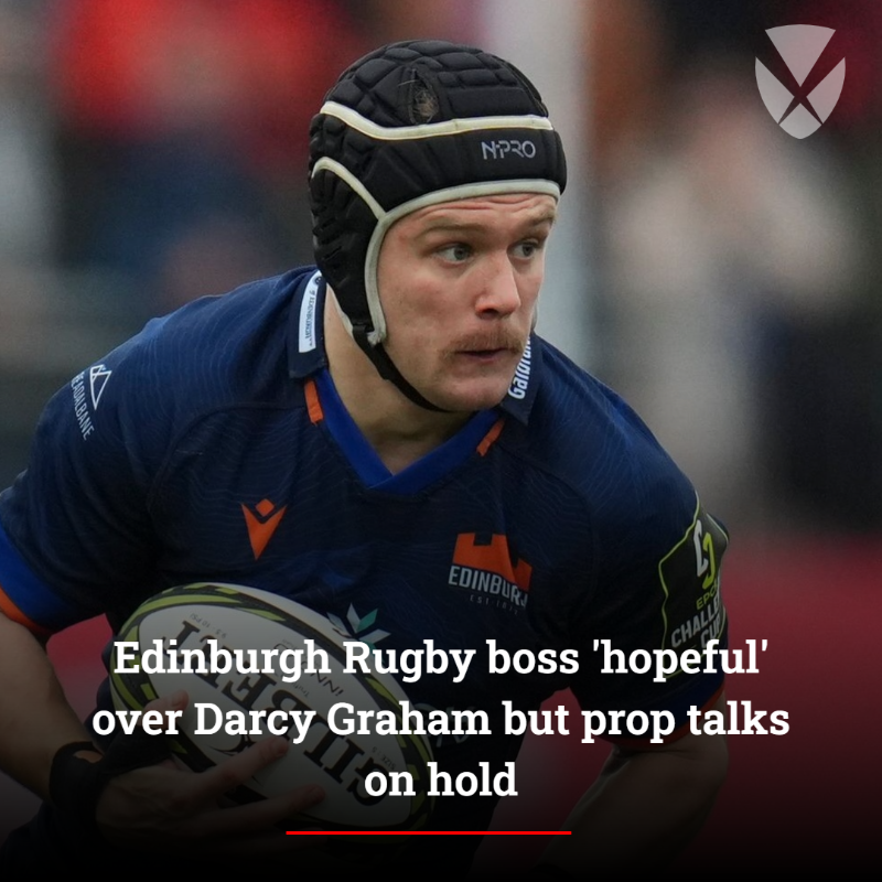 ScotRugbyNews's tweet photo. Edinburgh head coach Sean Everitt says Darcy Graham is making "huge improvements every day" in his recovery from the injury he suffered on Lions duty