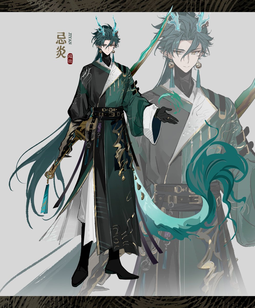 #geshuyan Friend's commission: Character concepts for "Once Upon a Time in Jinzhou".🥰🥰🥰
