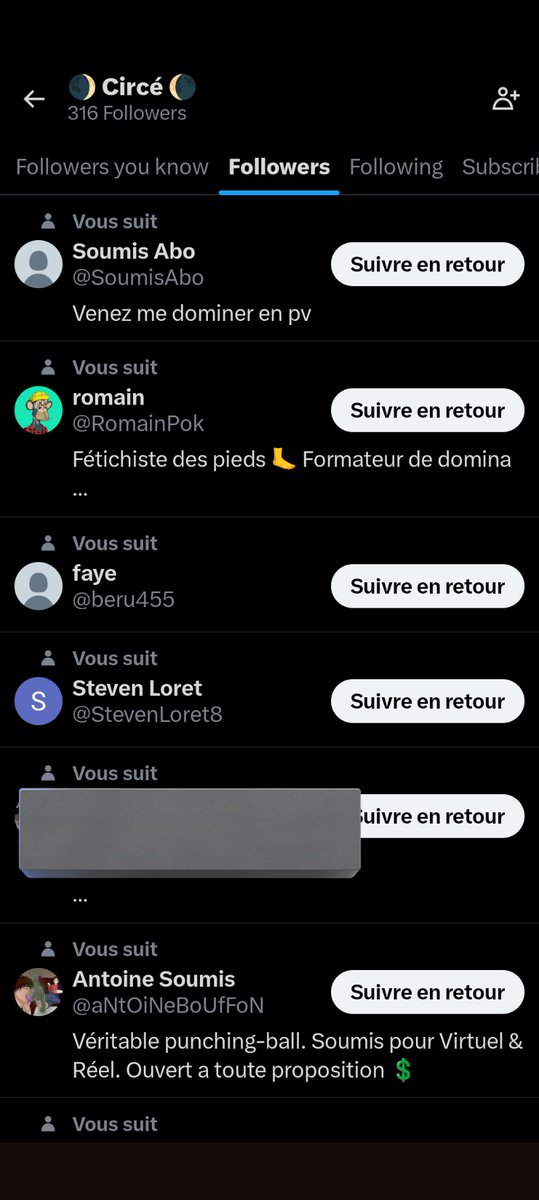 Les nouveaux, on passe sur mes liens avec de belles offrandes.

Promis, je viendrai sublimer ta vie en DM 😏✨

🔹Findom Finslave Finsub Moneyslave🔹