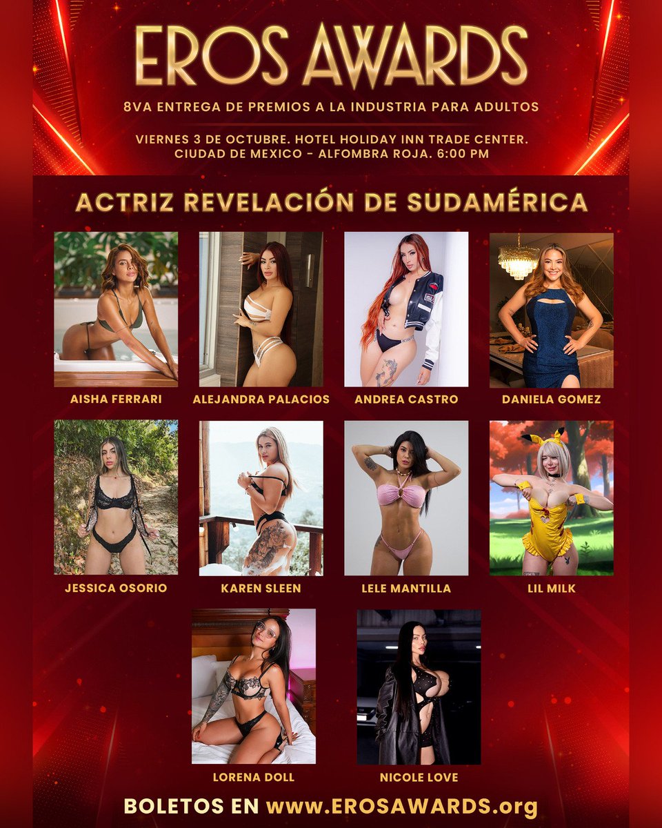 Vota por tu ACTRIZ REVELACIÓN SUDAMÉRICA favorita!

🔸MENCIONA A TU FAVORITA, CADA MENCIÓN ES UN VOTO 🗳️

⚠️(Solo se tomarán en cuenta una mención por usuario)