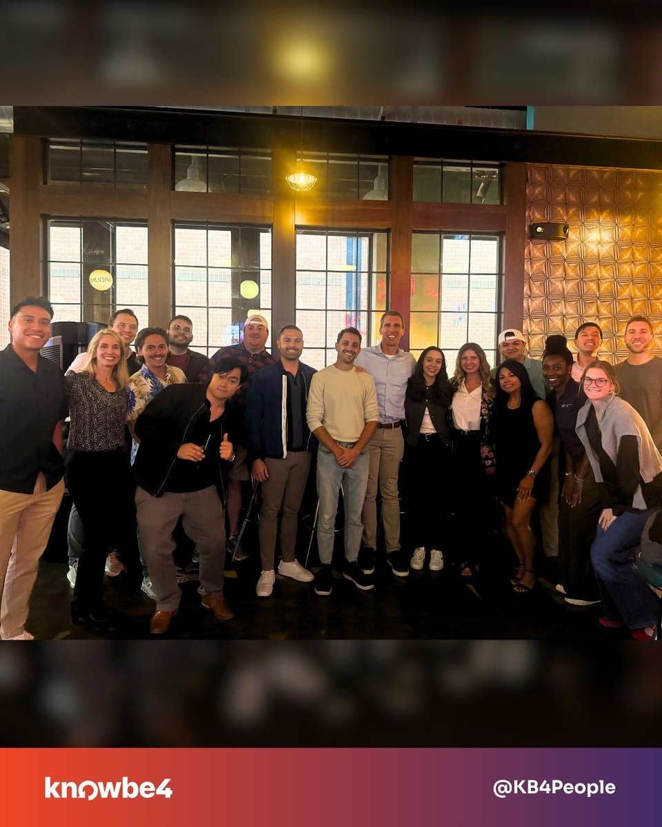 KB4People's tweet photo. Our DC Knowsters got together for a night of fun! Our CEO, Bryan, joined our DC Knowsters for an unforgettable employee mingle that had it all – amazing food, competitive dart games, and the kind of genuine connections that make our culture so special.
#DCTeam #EmployeeMingle https://t.co/AeEoOUMx9M