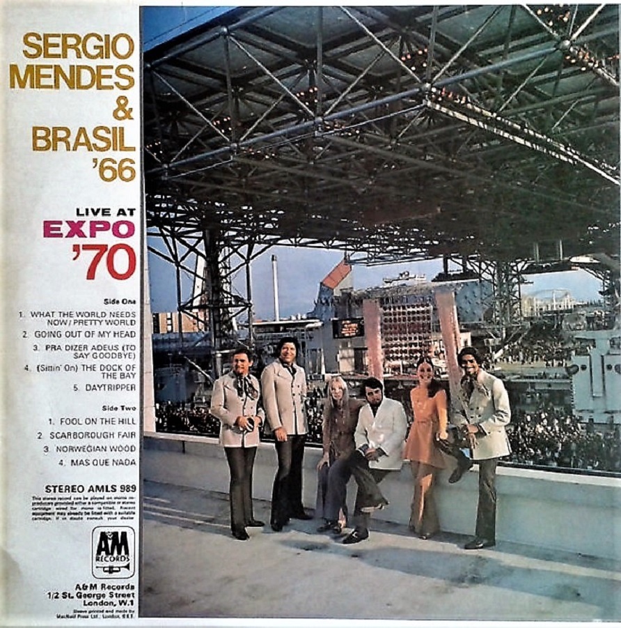 美品『セルジオ・メンデス＆ブラジル’66　ライヴ・アットEXPO‘70 ＋１』 Amazon.co.jp: ライヴ・アット・EXPO'70+1: ミュージック