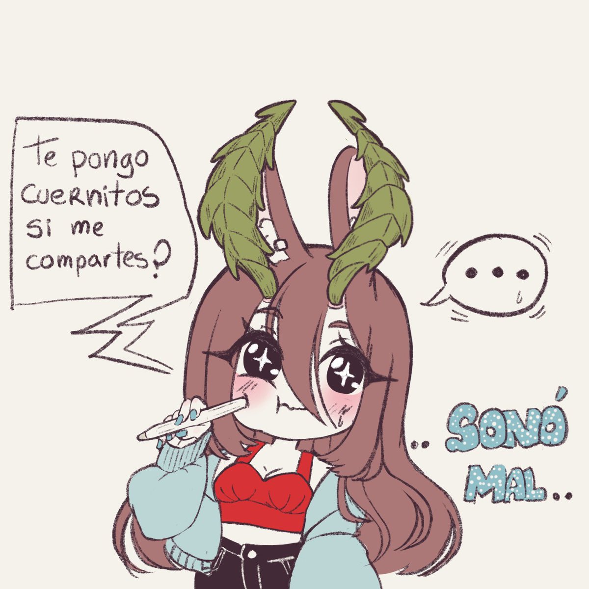 😈✨ ¿Quieres cuernitos gratis?
Deja tu ref en los comentarios y mañana elijo algunas para dibujar 💕

RT + Follow me ayudan mucho 🫶

#ArtOnTwitter #Doodles #Cuernitos