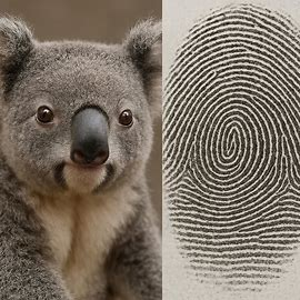 gratiskindle's tweet photo. Los koalas tienen huellas dactilares tan parecidas a las humanas que incluso bajo un microscopio es difícil distinguirlas. https://t.co/UTw78K2BXI