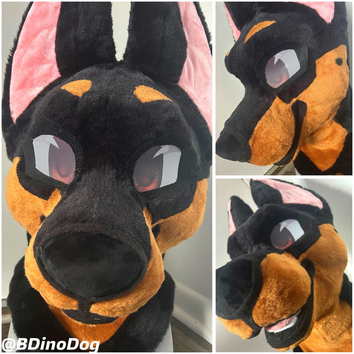 BDinodog's tweet photo. The auction for this premade fursuit is live! Now available on @TheDealersDen ♥️

https://t.co/a8M2XdiYr8 https://t.co/WNYsUilqjV