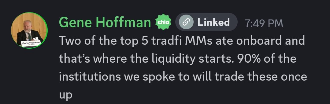 ChiaFarmers (⚡️💽)🌱 (@chiafarmers) on Twitter photo Liquidity risk just collapsed for <a href="/permutocapital/">Permuto Capital</a>🚀
Two top-tier market makers are lined up.
When S1 switch flips, you get tight spreads, fast price discovery & scalable float.
➫ That’s the difference between a headline launch & a working market.
Let's break it down🧵 Liquidity risk just collapsed for <a href="/permutocapital/">Permuto Capital</a>🚀
Two top-tier market makers are lined up.
When S1 switch flips, you get tight spreads, fast price discovery & scalable float.
➫ That’s the difference between a headline launch & a working market.
Let's break it down🧵