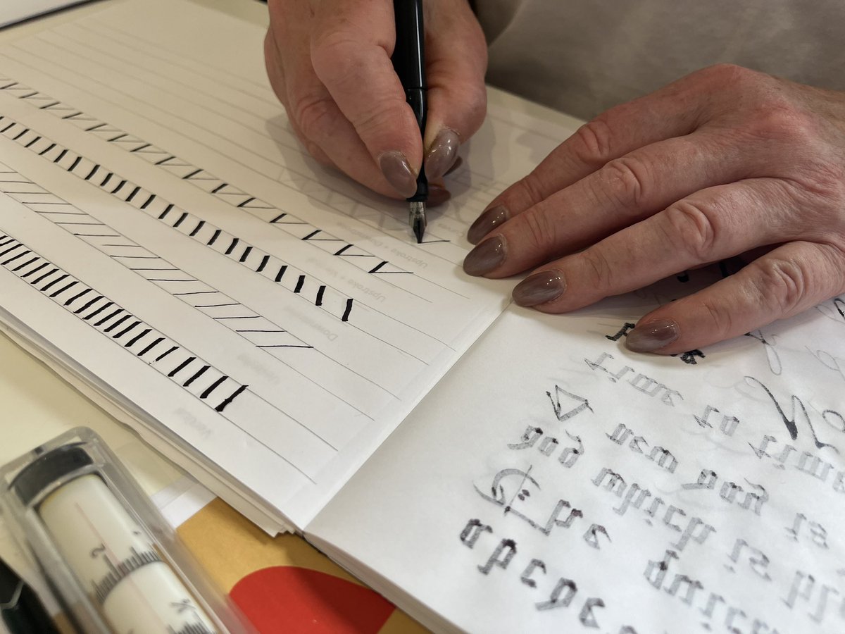 Great to be back at The Art Room Sunderland today to start another short course, this time combining calligraphy and watercolour to produce an autumnal wreath and quote. 🍂 

<a href="/SunderlandBID/">Sunderland BID</a> 
<a href="/InSunderland1/">InSunderland</a>