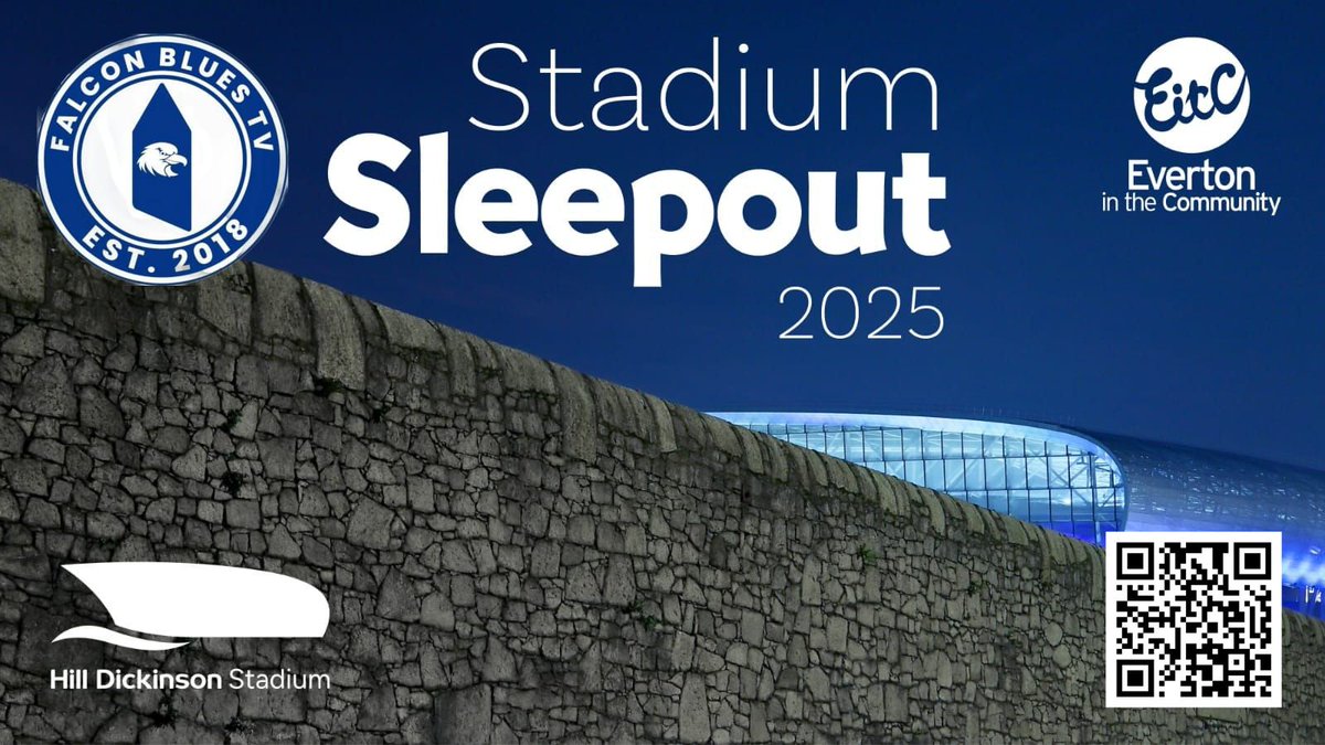 FALCON BLUES TV IS ONCE AGAIN DOING A SLEEPOUT FOR <a href="/EITC/">Everton in the Community</a>
This time it's at the new ground! It's to raise awareness and much needed money for the homeless. If you donate please do so on the link below 💙⬇️⬇️⬇️
justgiving.com/page/paul-cru-…
