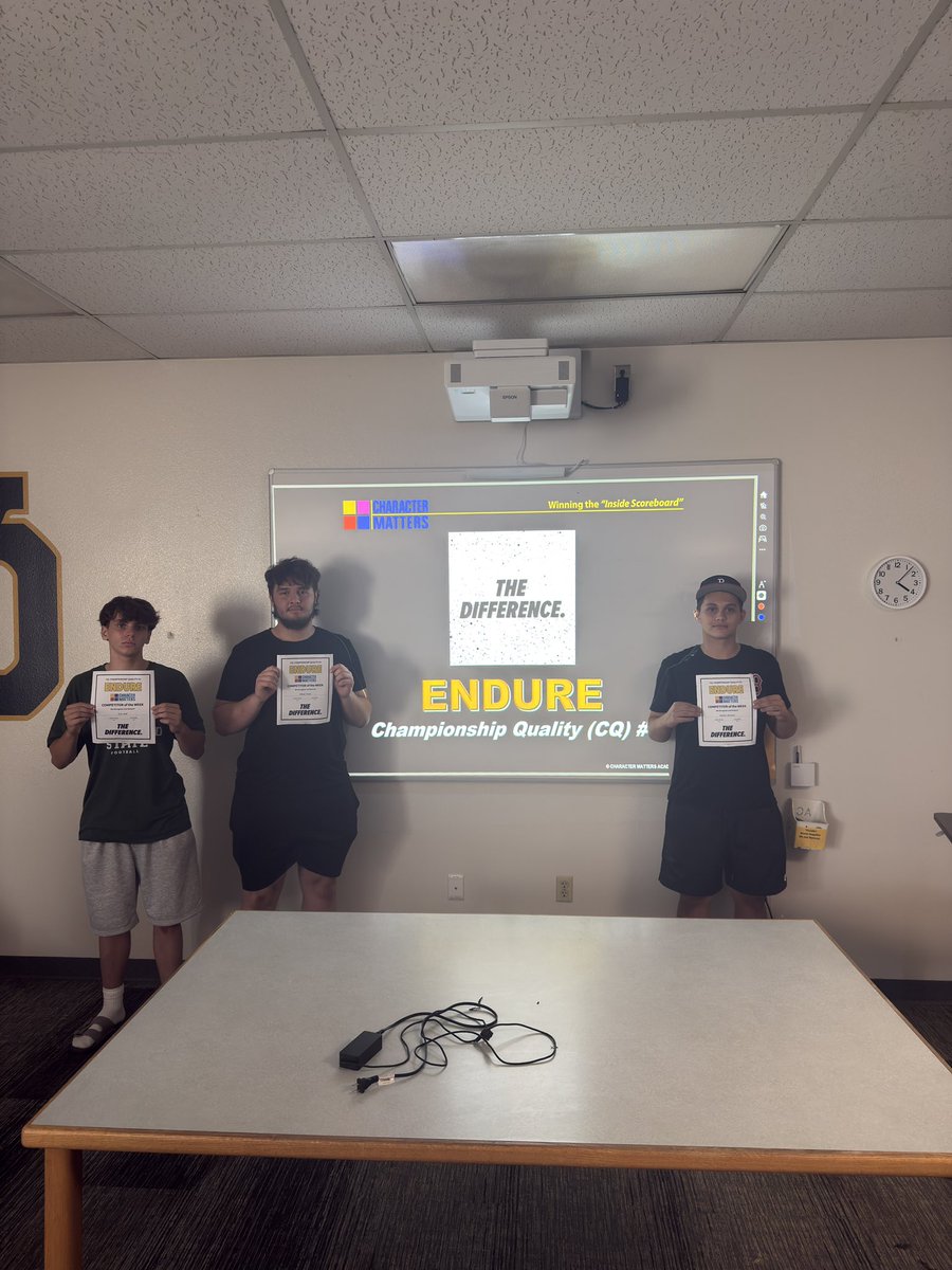 Character Champions WK 2 

Congratulations Eric, Ashton &amp; Ethan! 

#thedifference