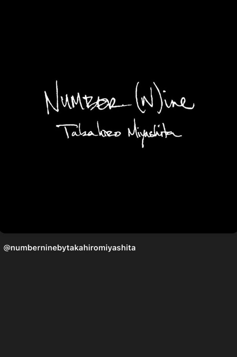 tokyofashionlab's tweet photo. Number (N)ine by Takahiro Miyashita https://t.co/MpQopmONWD