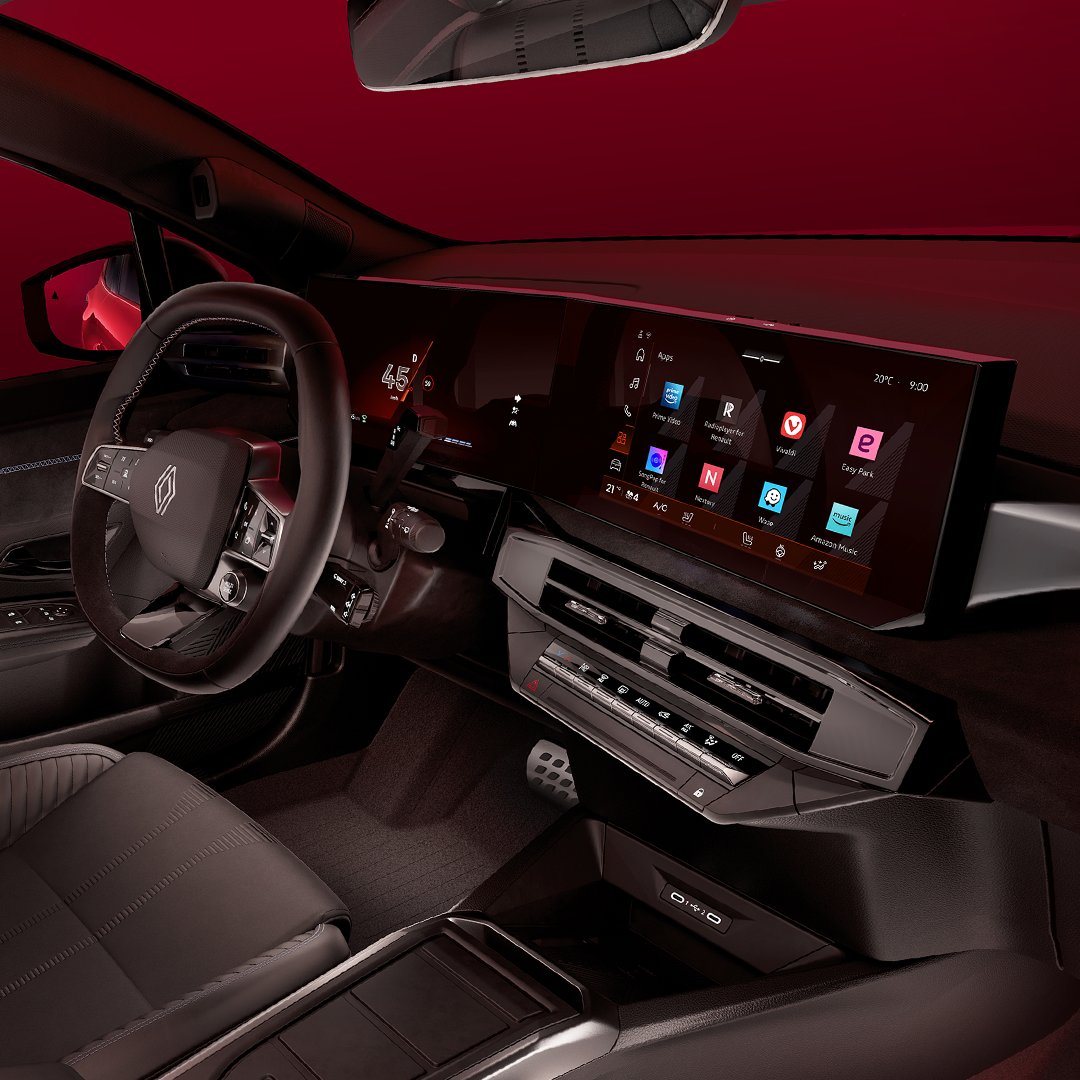 RenaultSI's tweet image. Spoznaj dušo novega #Renault #Clio #fullhybrid #ETech 160 KM/115 kW brez polnjenja.

Inovativna notranjost, unikatna osvetlitev, natančno oblikovani sedeži, dva 25,4 cm (10") zaslona multimedijskega sistema openR link z vgrajenimi storitvami Google in številnimi aplikacijami.