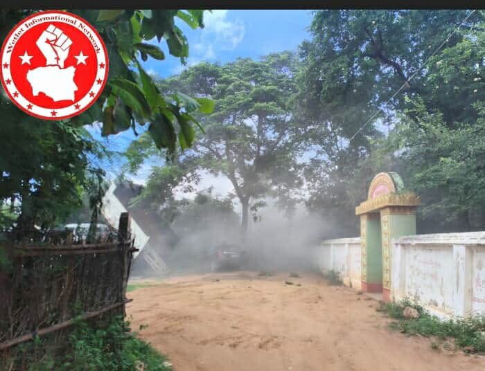 zawmoethant71's tweet photo. Due to military council has been committing aerial bomberdment to 6 villages in eastern part of #WetLet Tsp, Sagaing Div continuously by #Y12 aircraft, 4 civilians incl a child killed & 13 others are injured.
https://t.co/ZtaQDq83FZ
#2025Srp09Coup
#WhatsHappeningInMyanmar https://t.co/WHblvWqBuV