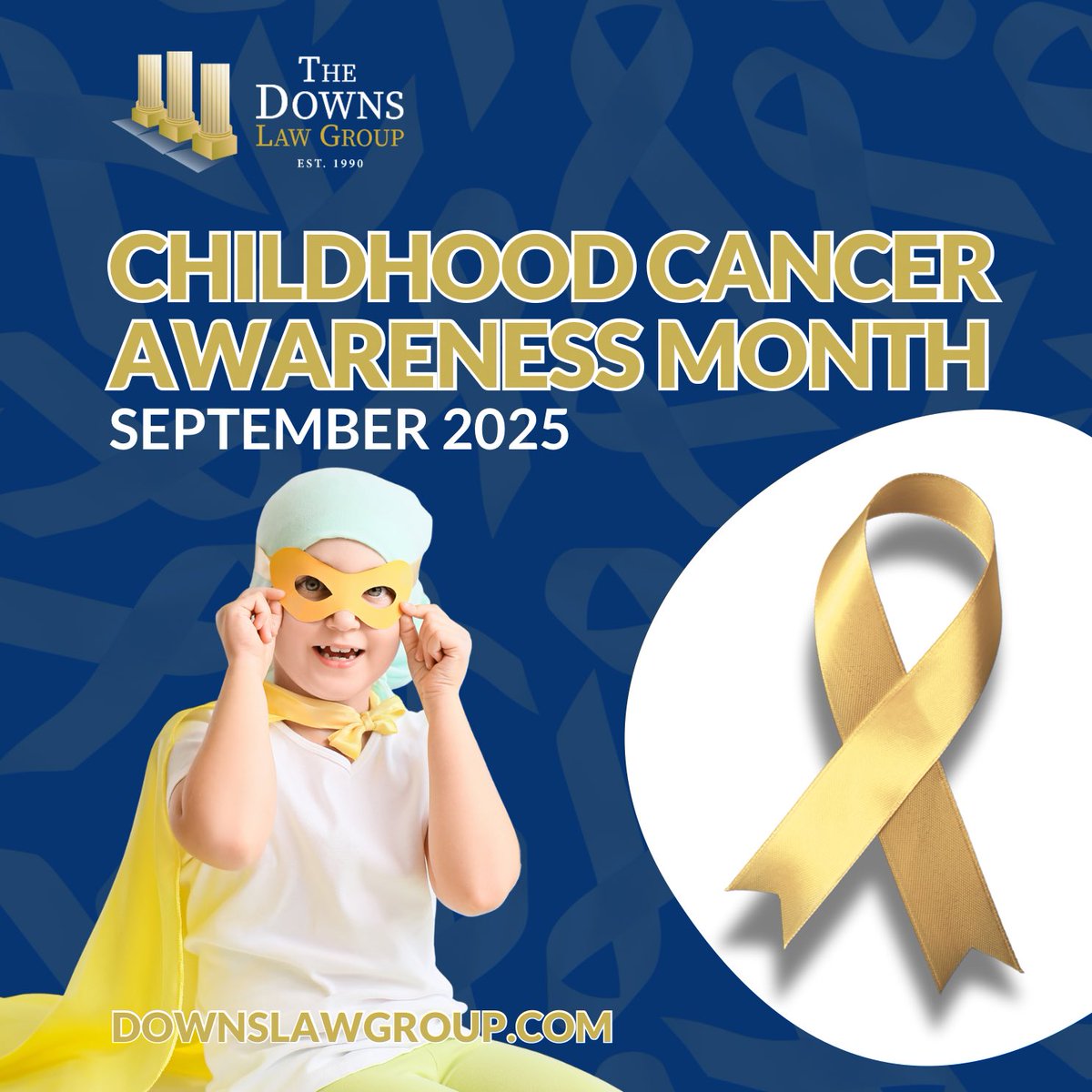 DownsLawGroup's tweet photo. 🎗️ Each year, kids face the fight of their lives against cancer.

Toxins from disasters like the BP oil spill can raise risks in our communities.

💛 Today we honor their courage + push for safer futures.

#ChildhoodCancerAwareness #EnvironmentalJustice #HopeForKids https://t.co/stNWvOXNSE