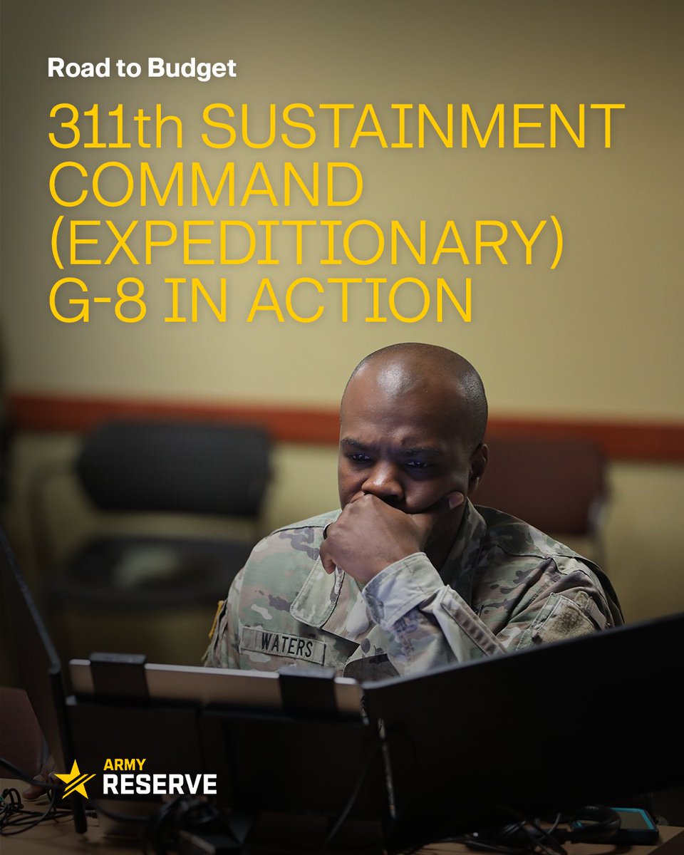 “This effort is about more than just numbers on a spreadsheet. It’s about giving our commanders and Soldiers the resources they need to succeed.”

Inside an Army Reserve sustainment command’s Road to Budget circulations ➡️ spr.ly/6004ADFNo
