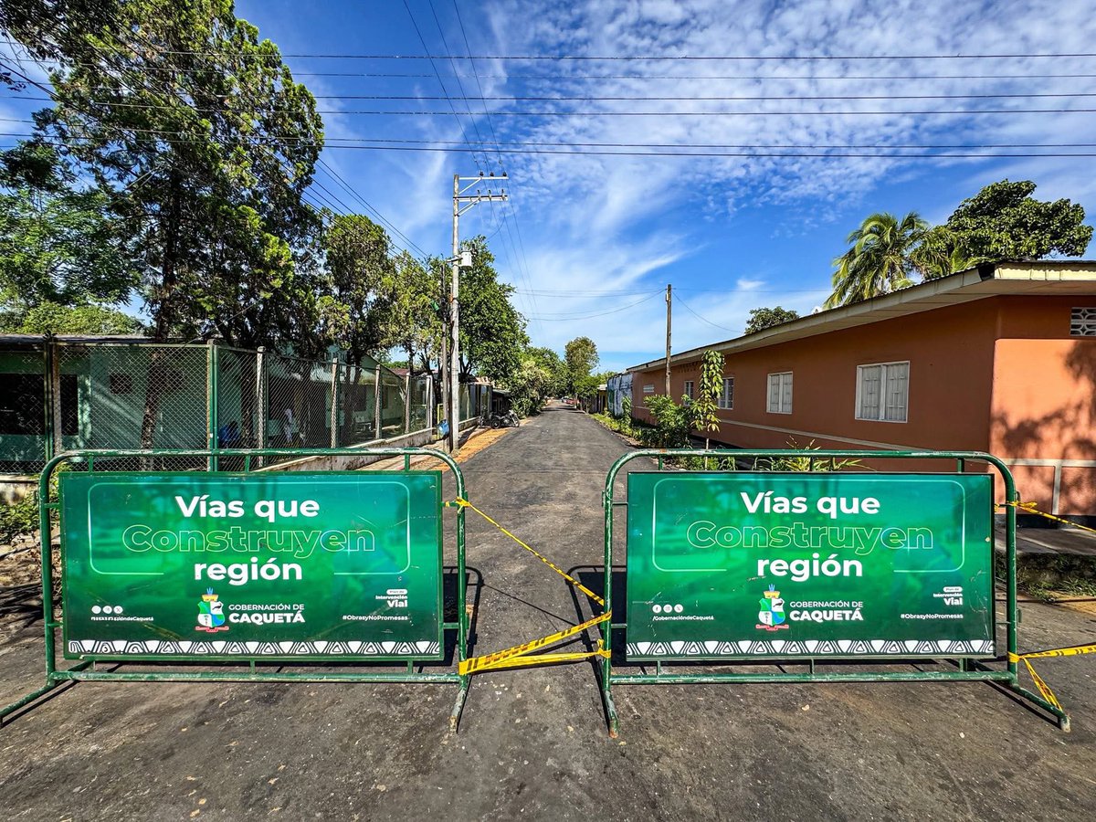 En el municipio de Morelia, culminamos la primera fase de mejoramiento vial: 5 calles intervenidas, más de 450 metros lineales y un esfuerzo conjunto entre la Alcaldía. Un avance clave para la movilidad en la capital turística del Caquetá.