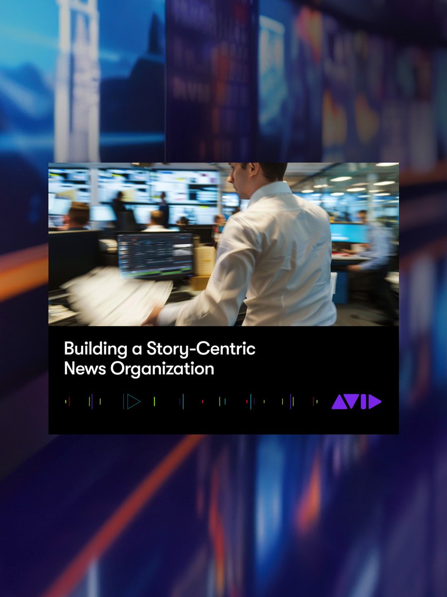 AvidMCentral's tweet photo. Produce more content, faster, across more platforms without compromising depth, quality, or trust

EBOOK ▶️ https://t.co/3dreyMyIYH

#ebook #broadcast #tvnews #newsproduction #avidmediacentral #mediacentral #wolftech #avid https://t.co/NJELRhWE15
