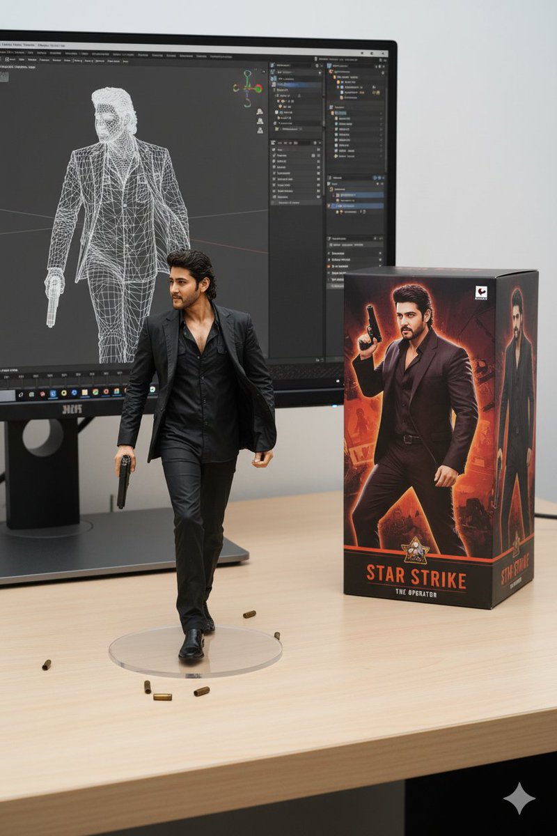 SilentCinephile's tweet photo. #MaheshBabu𓃵 3D Gemini AI Art 💥

#SSMBGoldenERA #SSMB https://t.co/uhoFPCXLO4