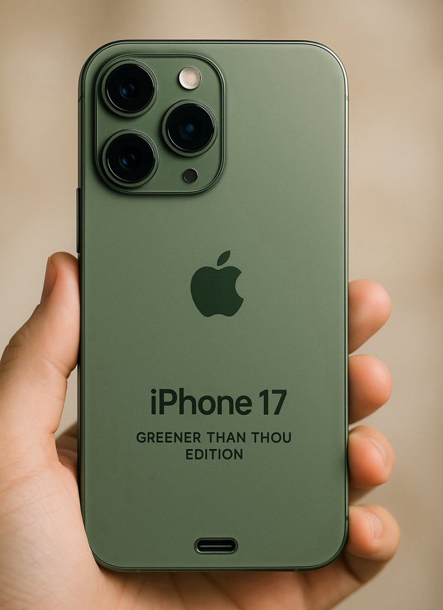 The iPhone 17 gets announced today.  I’m an Apple customer. I usually upgrade every year (yes, I’m not smart). 

Here’s a sneak peek at the new features:
 • 0.00002% better camera.
 • A button moved from the left side to the right side.
 • 100% organic, vegan-approved charging
