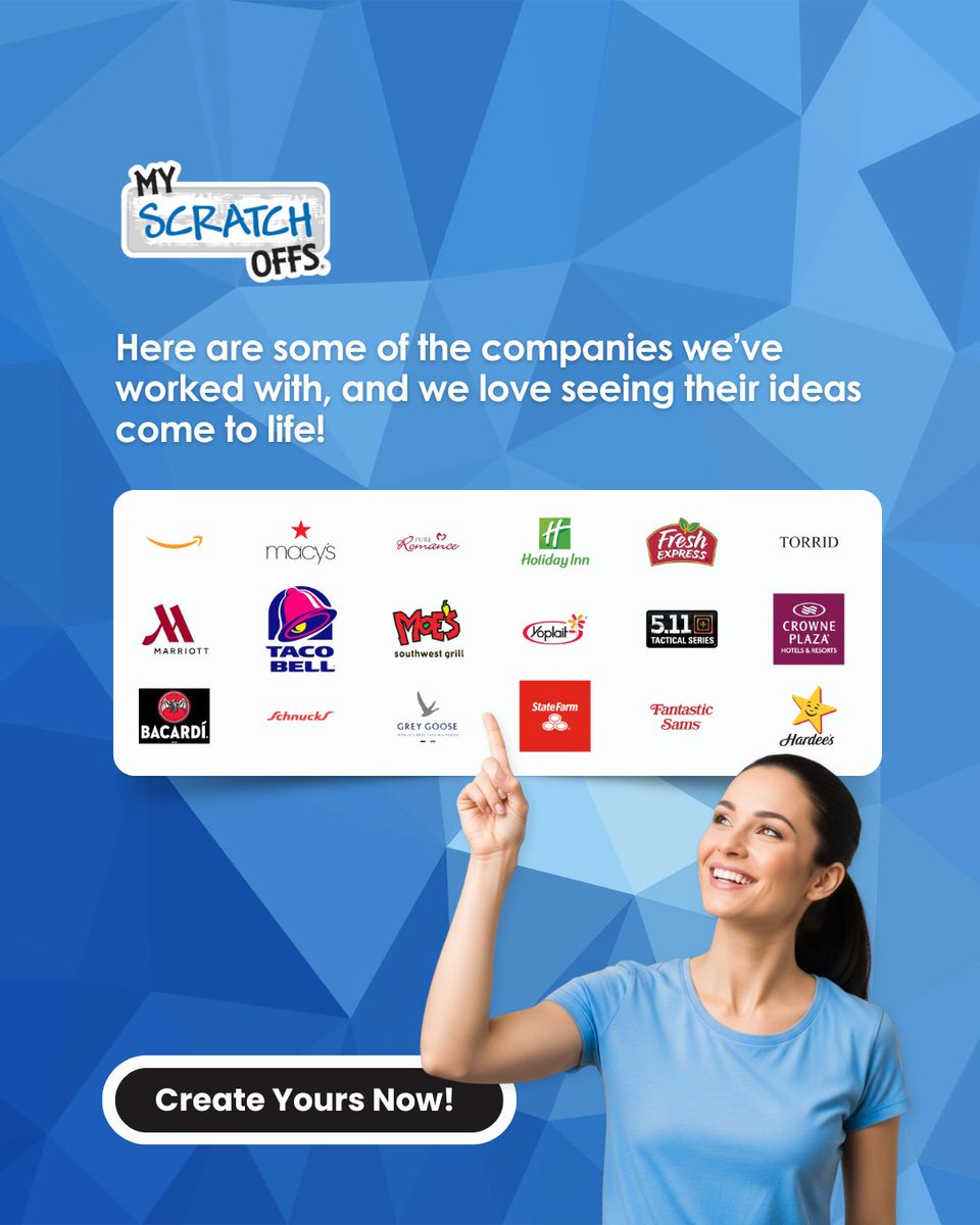 We’re proud to be trusted by awesome companies who’ve brought their ideas to life with MyScratchOffs.

Now it’s your turn let’s make yours happen! 
MyScratchOffs.com

#MyScratchOffs