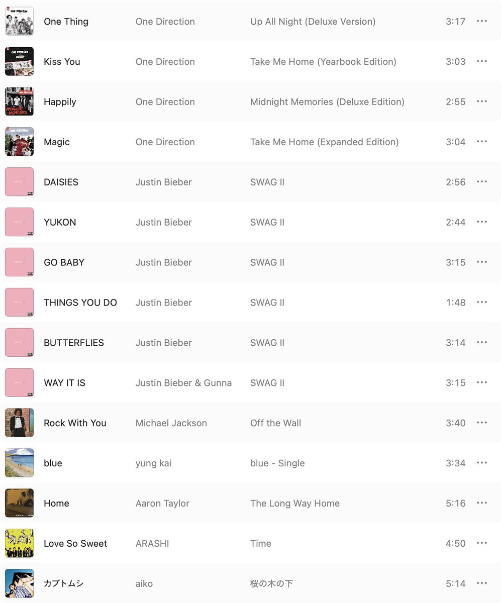 250909 JOJO방 플레이리스트!!🎵