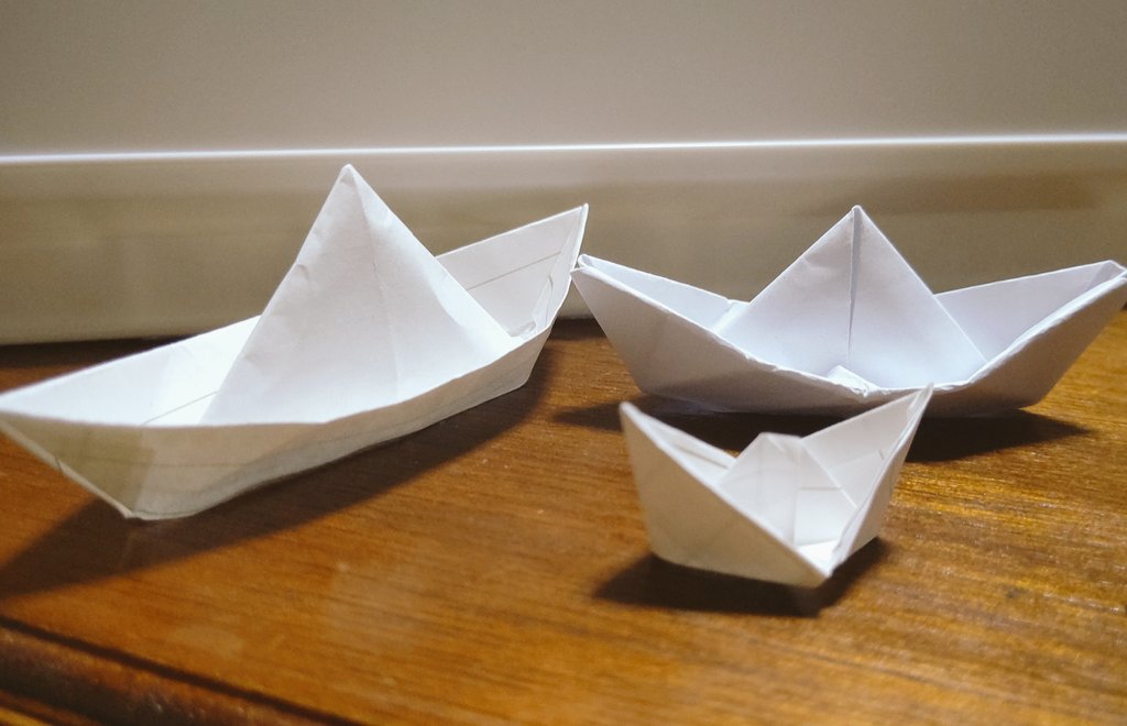 いろんなメセボ折ってみた
全部折り方異なるよ
#sky手芸部 ？