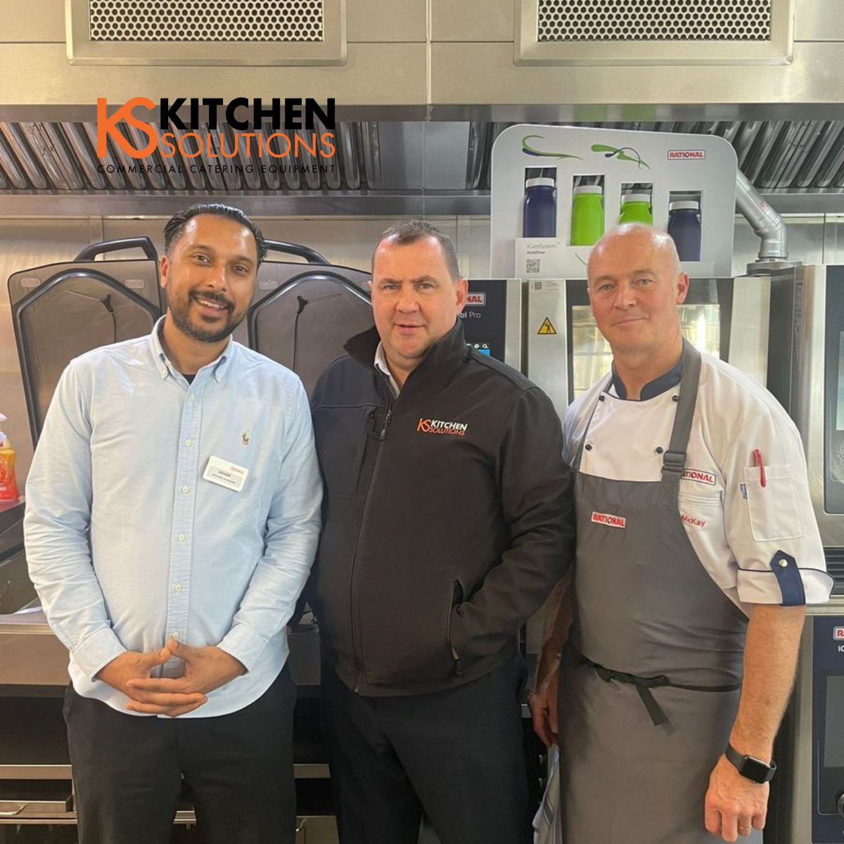 James, Rational Ambassador Rehan Uddin, and a Rational chef on site with the powerful Rational iVario 2-S. 

Top performance meets expert insight… The perfect combo for any professional kitchen. 🍴 

DM us or call us on 0121 816 0301 to enquire about the Rational iVario 2-S.