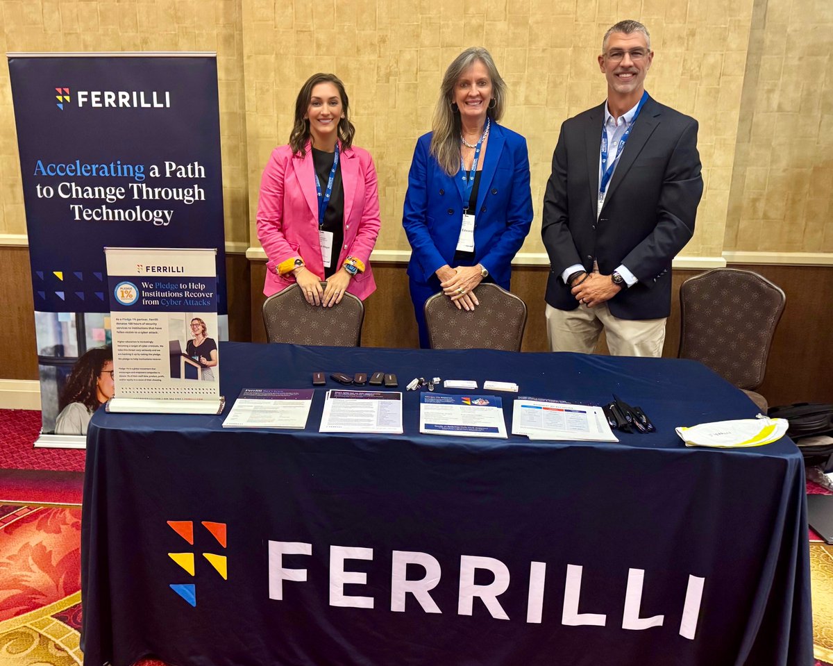 🎉We're excited to be here at #MBUG2025!
Stop by the Ferrilli booth to meet our amazing team, learn how we're helping institutions thrive, and grab some great swag!
#HigherEdTech #HigherEducation #StudentSuccess #Ferrilli